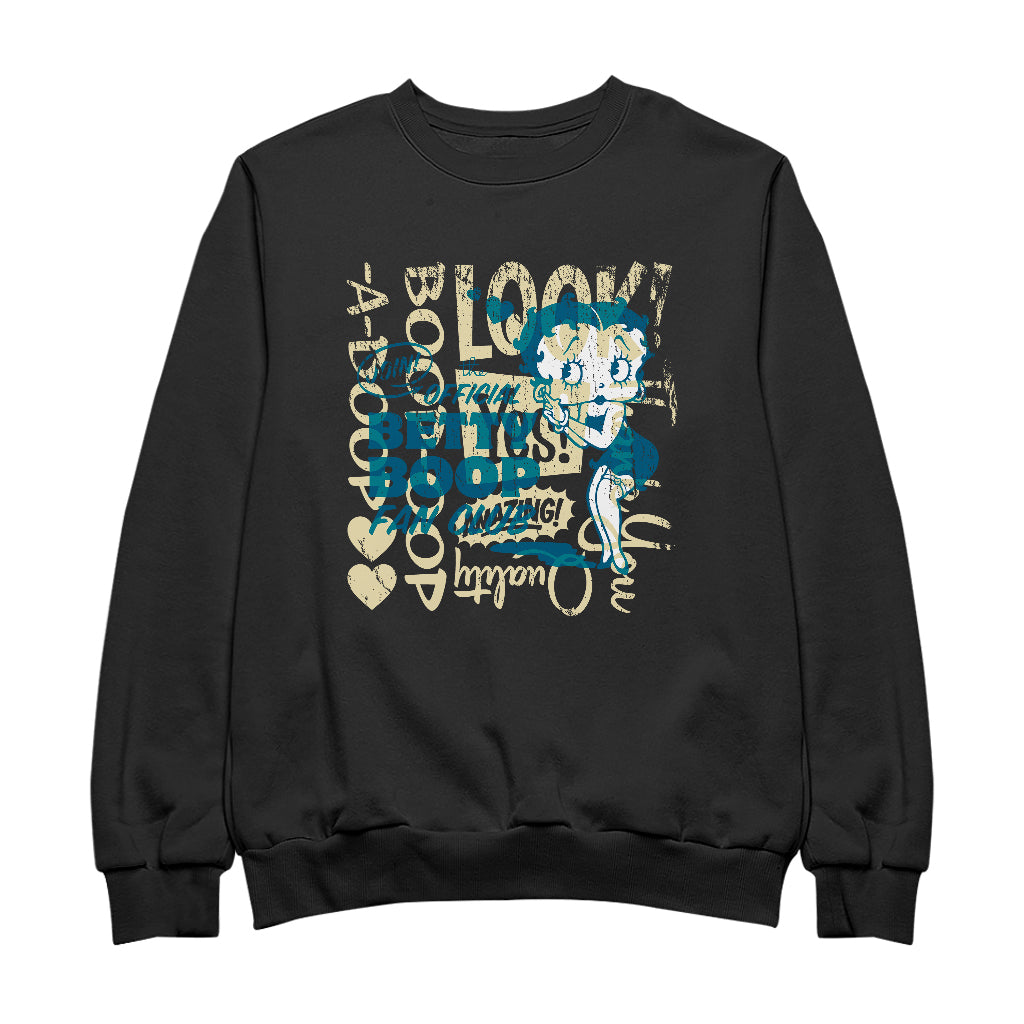 Betty Boop Join The Fan Club Women's Sweatshirt