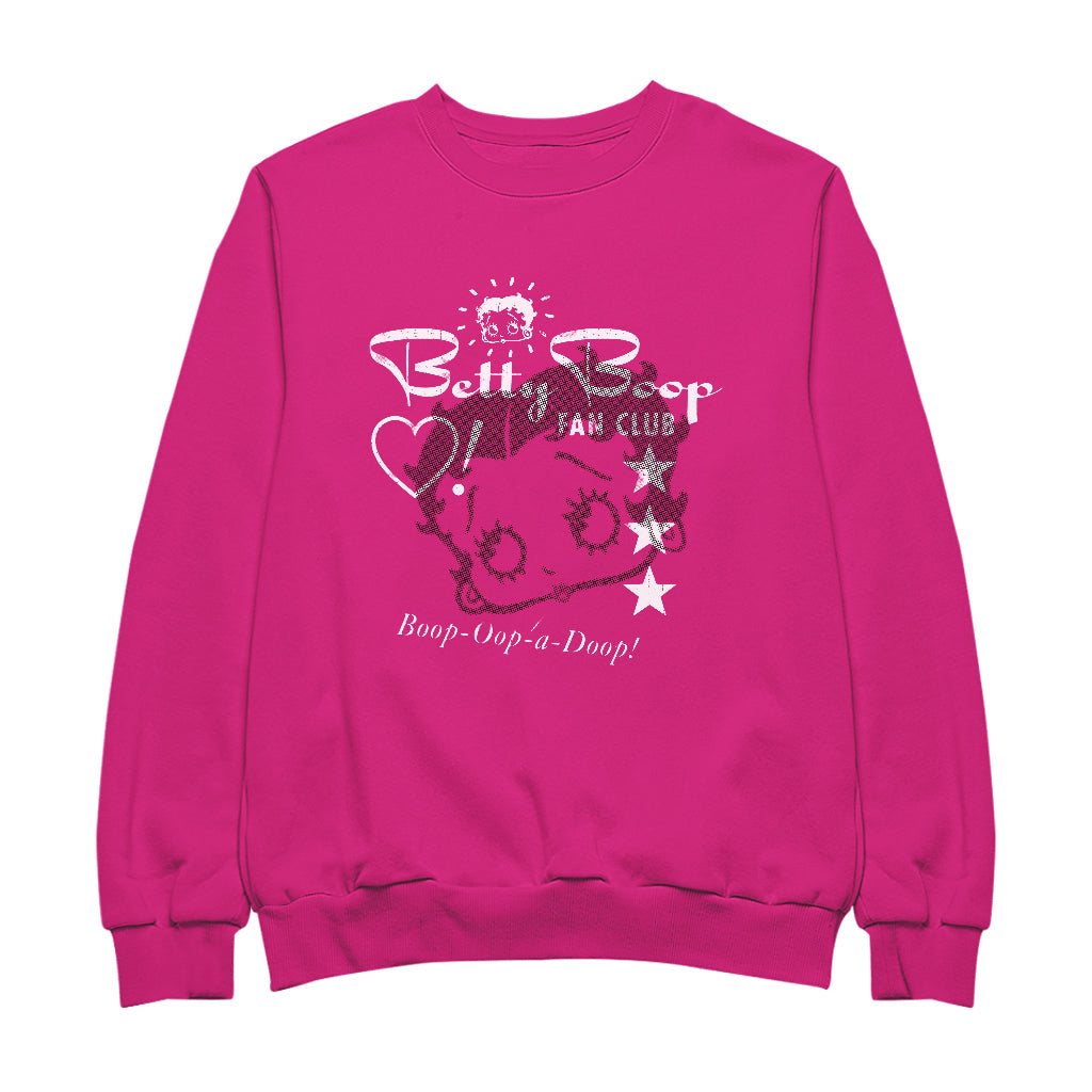 Betty Boop Oop A Doop Fan Club Men's Sweatshirt-Betty Boop Shop