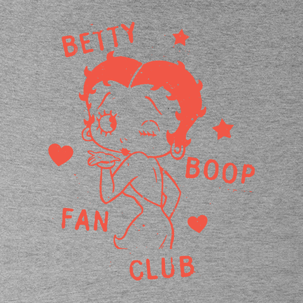 Betty Boop Fan Club Stamp Men's Sweatshirt-Betty Boop Shop