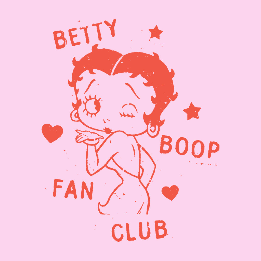 Betty Boop Fan Club Stamp Men's Sweatshirt-Betty Boop Shop