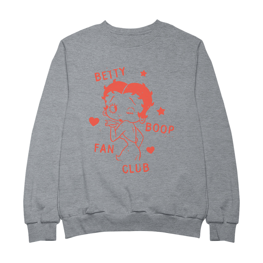 Betty Boop Fan Club Stamp Men's Sweatshirt
