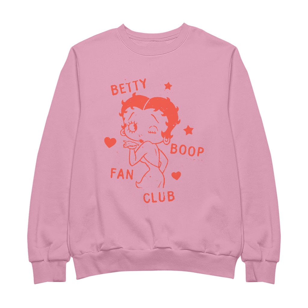 Betty Boop Fan Club Stamp Men's Sweatshirt-Betty Boop Shop