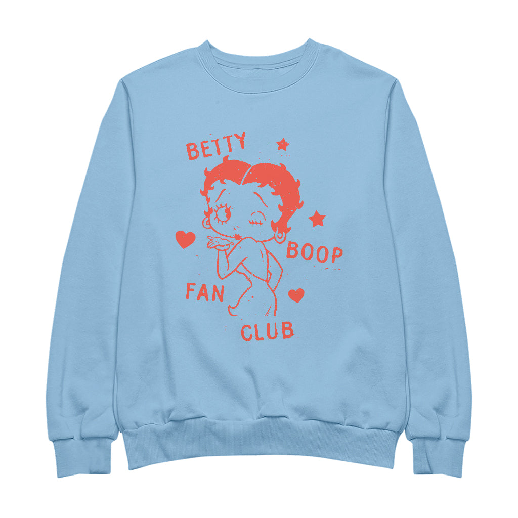 Betty Boop Fan Club Stamp Men's Sweatshirt-Betty Boop Shop
