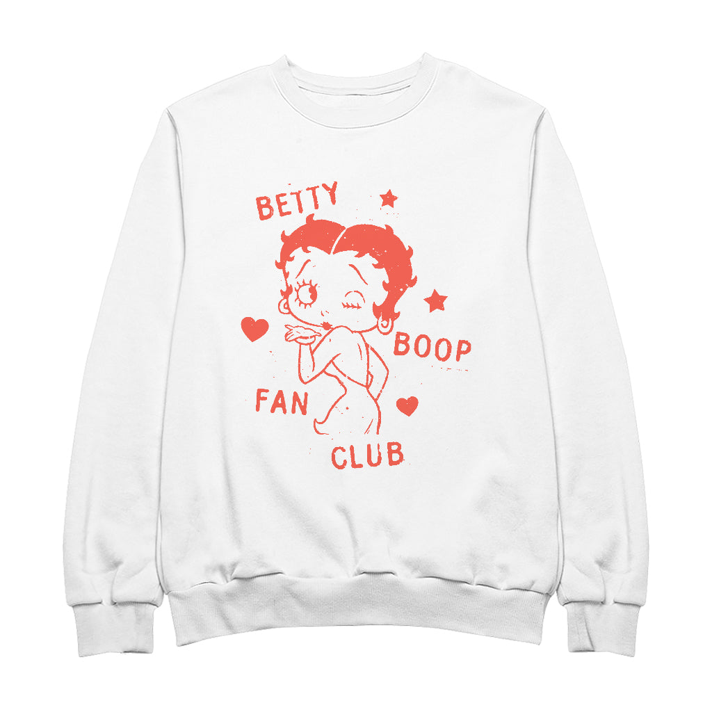 Betty Boop Fan Club Stamp Men's Sweatshirt-Betty Boop Shop