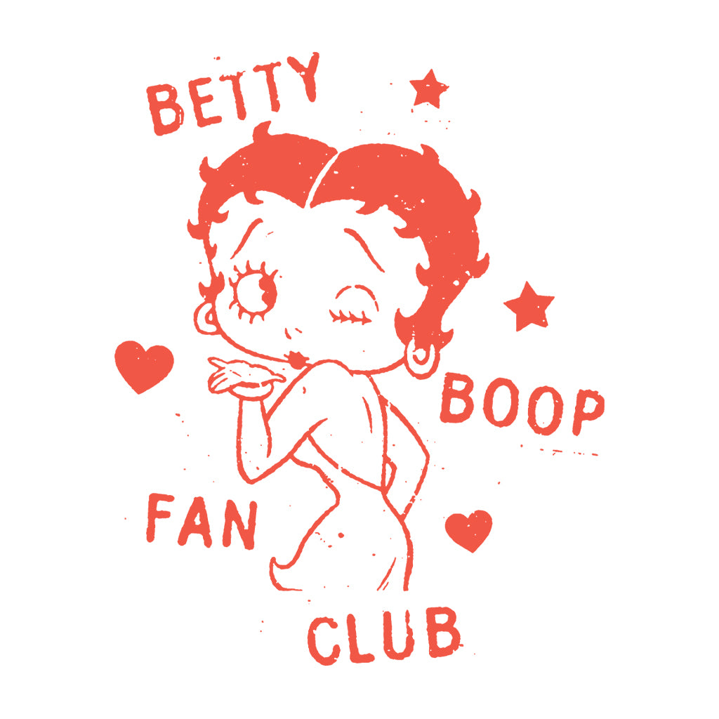 Betty Boop Fan Club Stamp Men's Sweatshirt-Betty Boop Shop