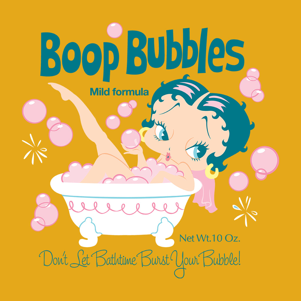 Betty Boop Bubble Bath Men's Sweatshirt-Betty Boop Shop