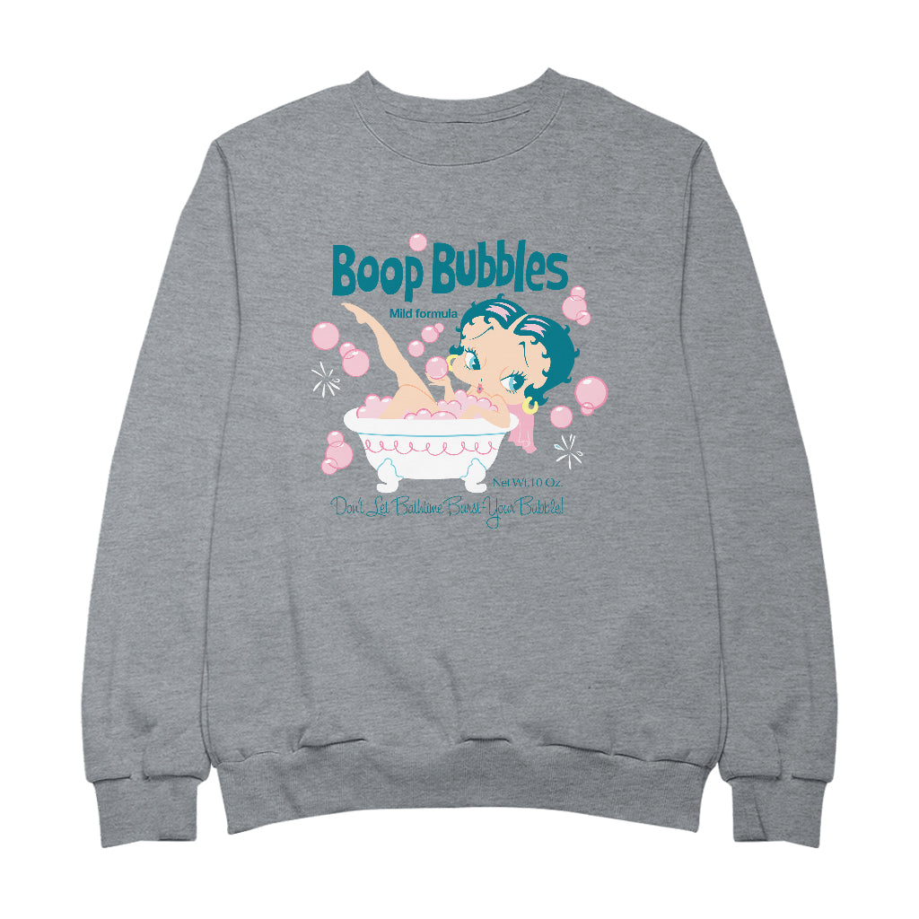 Betty Boop Bubble Bath Men's Sweatshirt