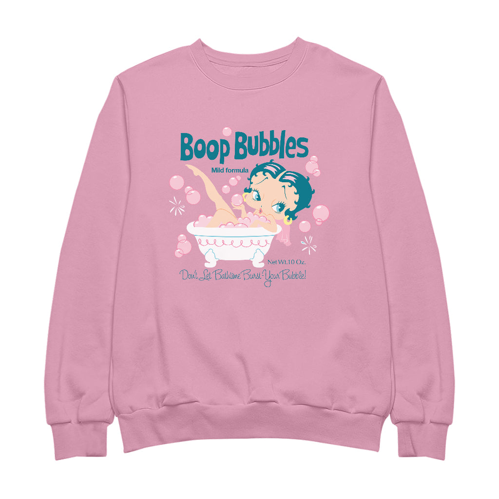 Betty Boop Bubble Bath Men's Sweatshirt-Betty Boop Shop
