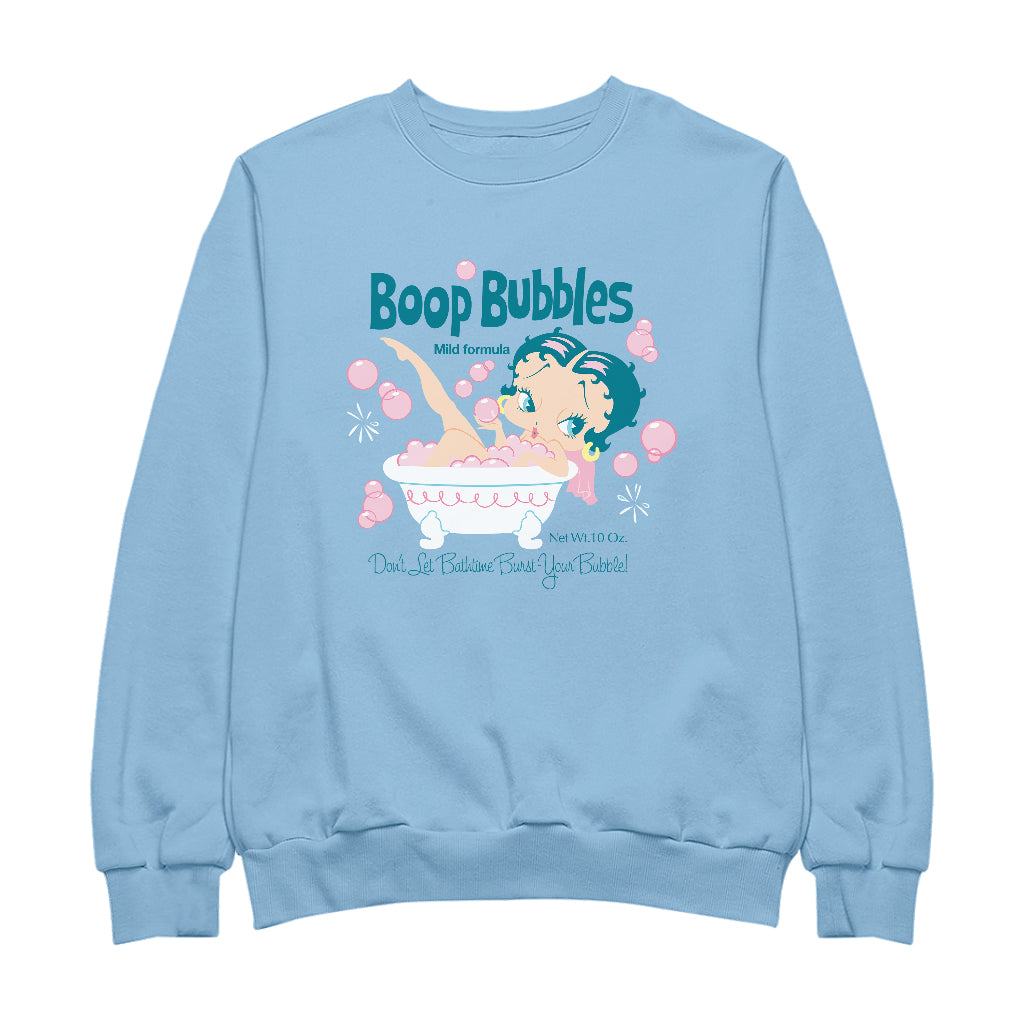 Betty Boop Bubble Bath Men's Sweatshirt-Betty Boop Shop