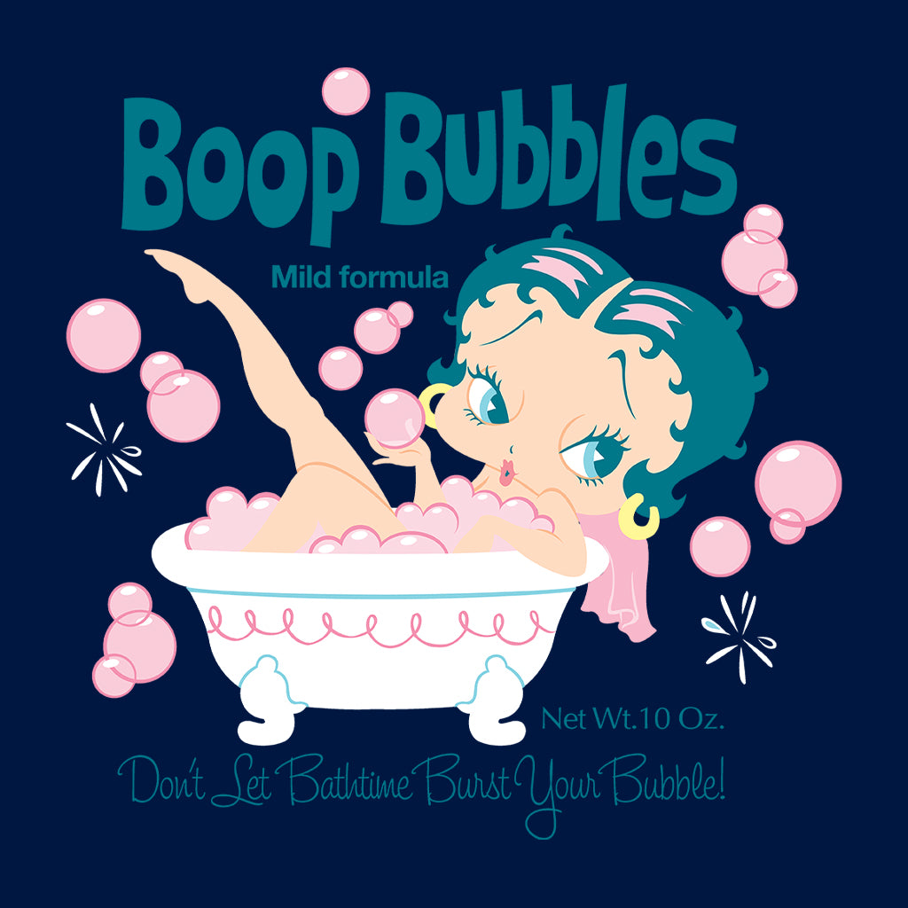 Betty Boop Bubble Bath Men's Sweatshirt-Betty Boop Shop