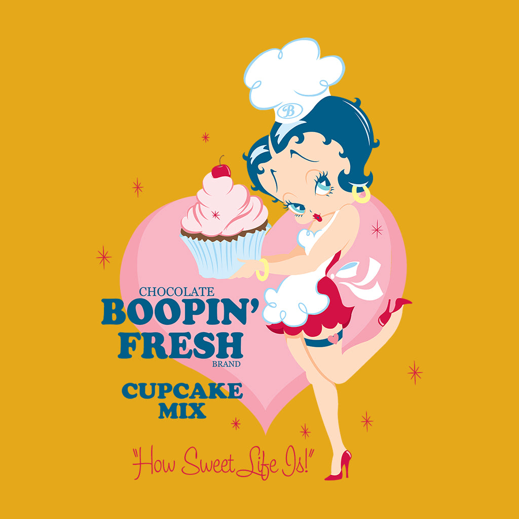 Betty Boop Cupcake Mix Men's Sweatshirt-Betty Boop Shop