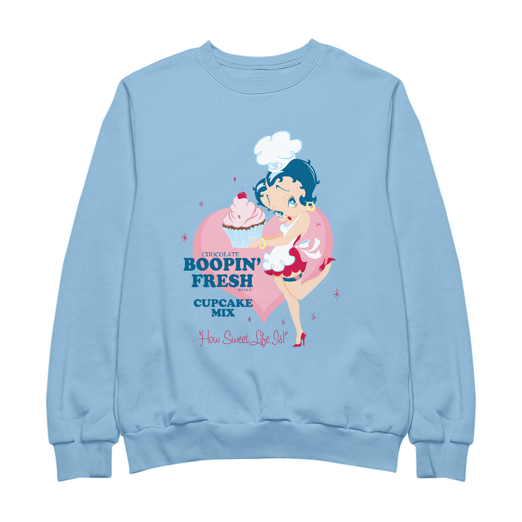 Betty Boop Cupcake Mix Men's Sweatshirt-Betty Boop Shop