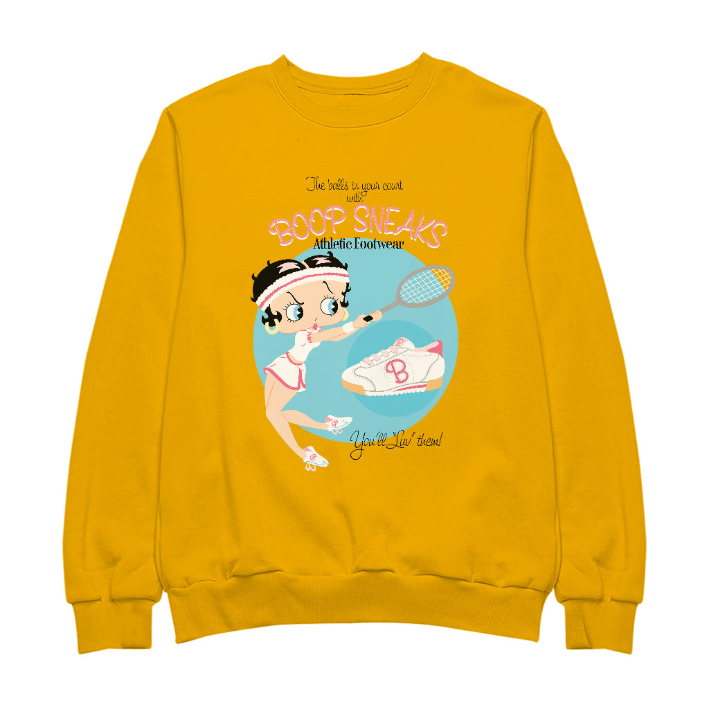 Betty Boop Athletic Footwear Men's Sweatshirt-Betty Boop Shop