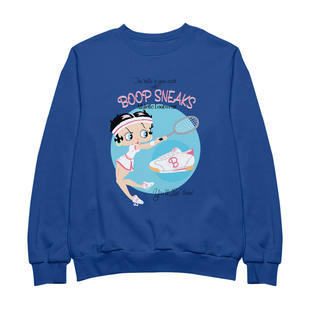 Betty Boop Athletic Footwear Men's Sweatshirt-Betty Boop Shop