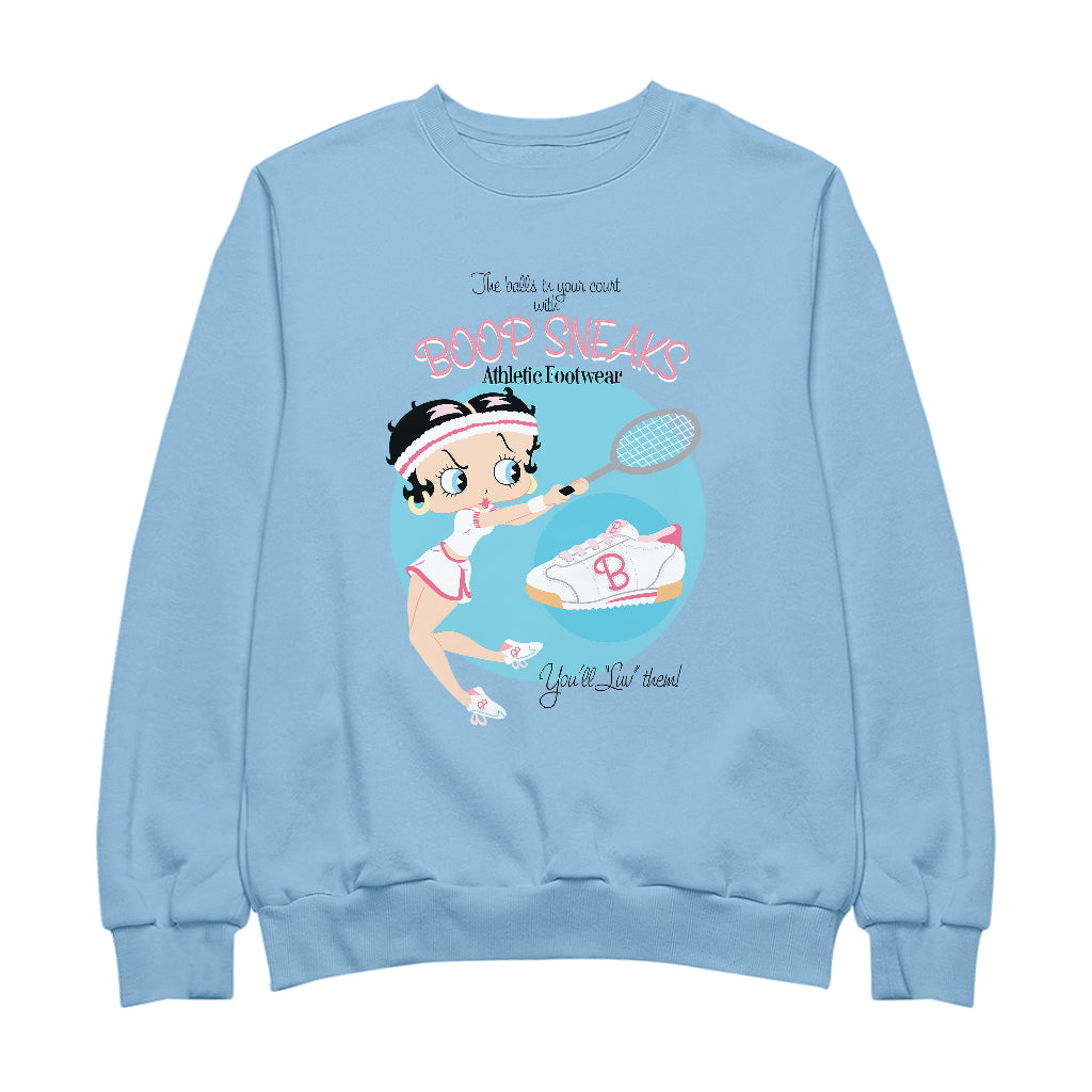 Betty Boop Athletic Footwear Men's Sweatshirt-Betty Boop Shop