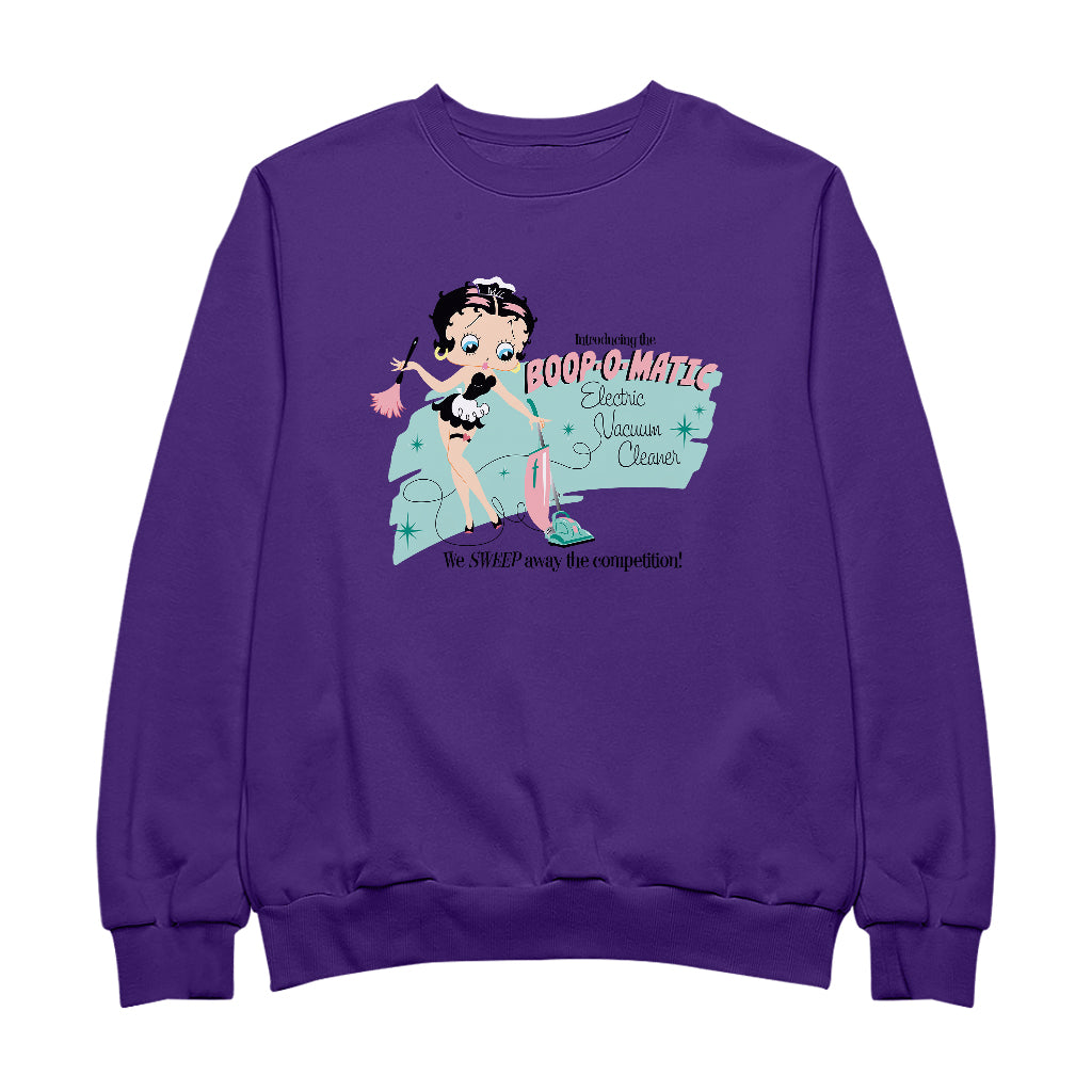 Betty Boop Cleaning Services Men's Sweatshirt-Betty Boop Shop