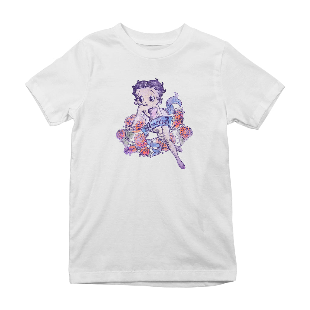 Betty Boop Hottie Tattoo Kids T-Shirt