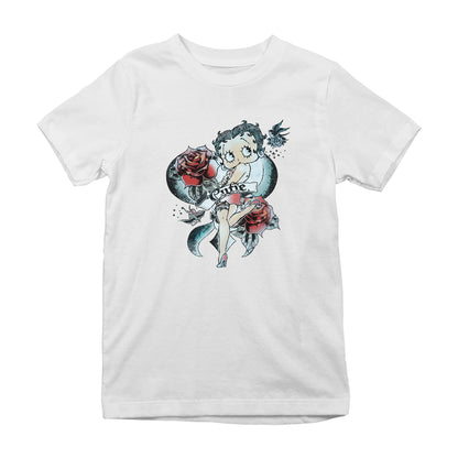 Betty Boop Hottie Cutie Tattoo Kids T-Shirt