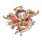 Betty Boop Lil Angel Tattoo Men's Sweatshirt-Betty Boop Shop