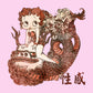 Betty Boop Dragon Tattoo Kids Sweatshirt-Betty Boop Shop