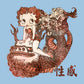 Betty Boop Dragon Tattoo Women's Sweatshirt-Betty Boop Shop