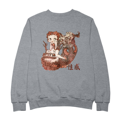 Betty Boop Dragon Tattoo Women's Sweatshirt