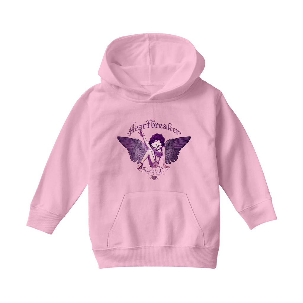 Betty Boop Heartbreaker Tattoo Kids Hooded Sweatshirt