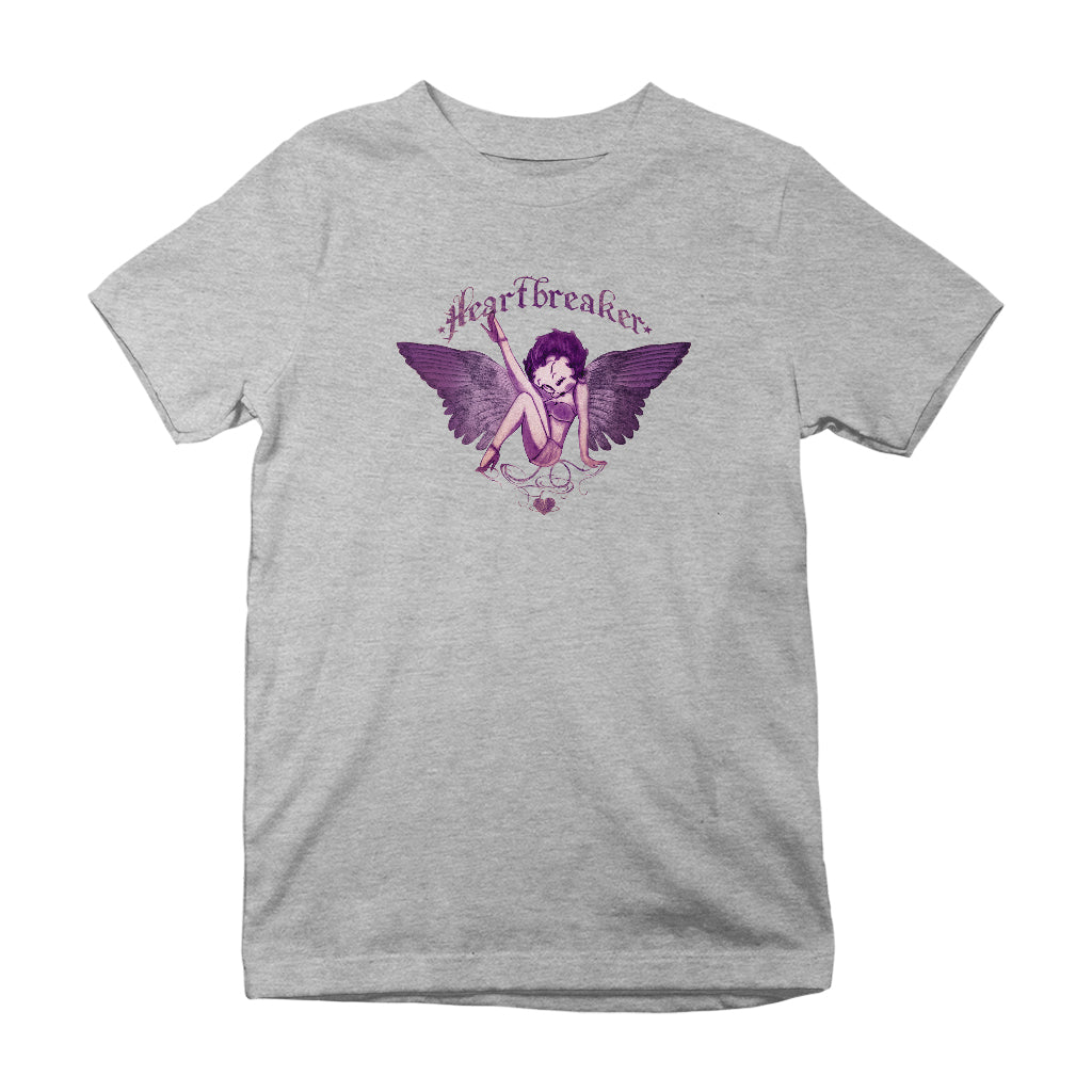 Betty Boop Heartbreaker Tattoo Kids T-Shirt