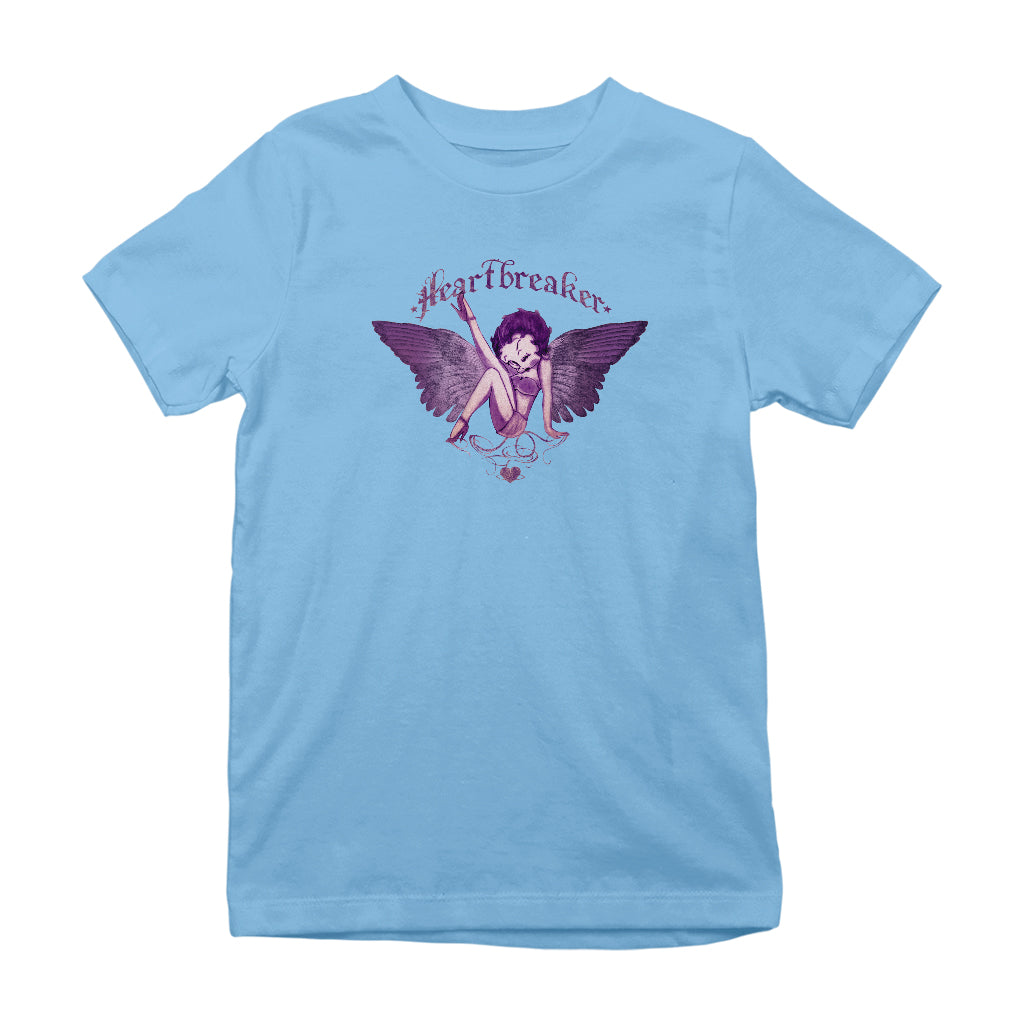Betty Boop Heartbreaker Tattoo Kids T-Shirt-Betty Boop Shop