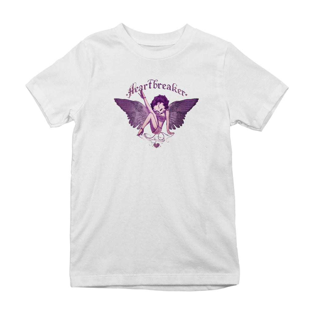 Betty Boop Heartbreaker Tattoo Kids T-Shirt-Betty Boop Shop