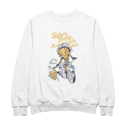 Betty Boop Motor Cycle Club Men's Sweatshirt