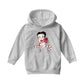 Betty Boop Christmas Candy Cane Seat Kids Hooded Sweatshirt-Betty Boop Shop