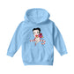 Betty Boop Christmas Candy Cane Seat Kids Hooded Sweatshirt-Betty Boop Shop