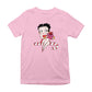 Betty Boop Christmas Candy Cane Seat Kids T-Shirt-Betty Boop Shop