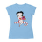 Betty Boop Christmas Candy Cane Seat Women's T-Shirt-Betty Boop Shop