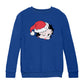 Betty Boop Christmas Santa Hat Wink Kids Sweatshirt-Betty Boop Shop