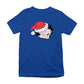 Betty Boop Christmas Santa Hat Wink Kids T-Shirt-Betty Boop Shop