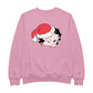 Betty Boop Christmas Santa Hat Wink Men's Sweatshirt-Betty Boop Shop