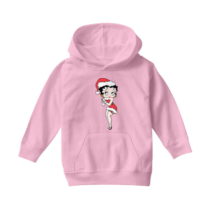 Betty Boop Christmas Wishing Kids Hooded Sweatshirt