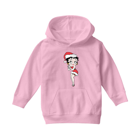 Betty Boop Christmas Wishing Kids Hooded Sweatshirt