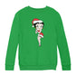 Betty Boop Christmas Wishing Kids Sweatshirt-Betty Boop Shop