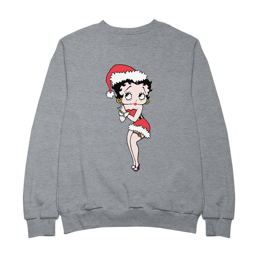 Betty Boop Christmas Wishing Women's Sweatshirt