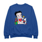 Betty Boop Christmas Pudgy And Chick Men's Sweatshirt-Betty Boop Shop