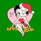Betty Boop Christmas Heart Wink Kids Sweatshirt-Betty Boop Shop