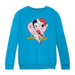 Betty Boop Christmas Heart Wink Kids Sweatshirt-Betty Boop Shop
