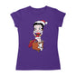 Betty Boop Christmas Pudgy Packing Betty Women's T-Shirt-Betty Boop Shop