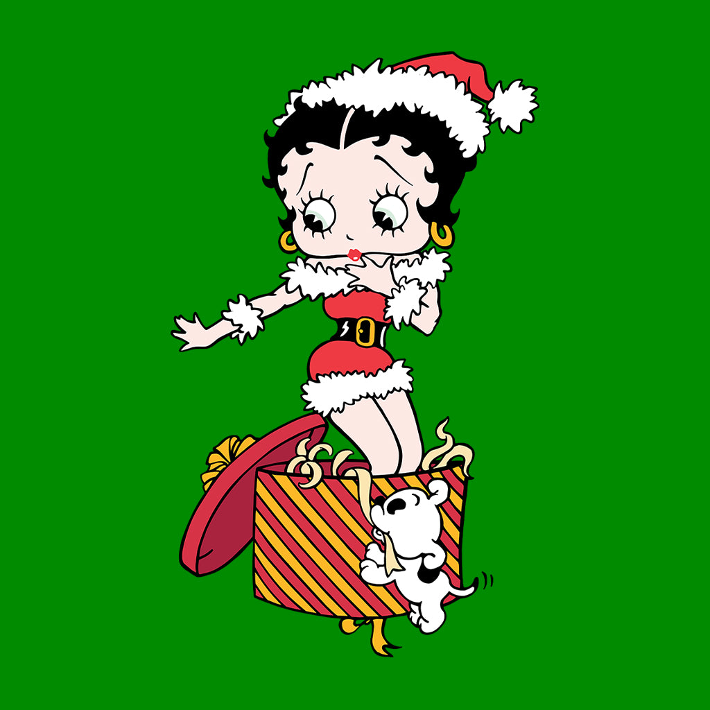 Betty Boop Christmas Packing By Pudgy Kids T-Shirt-Betty Boop Shop