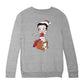 Betty Boop Christmas Packing By Pudgy Kids Sweatshirt-Betty Boop Shop