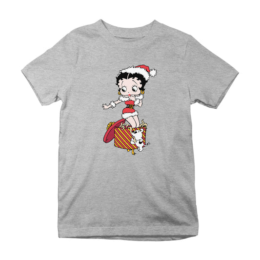 Betty Boop Christmas Packing By Pudgy Kids T-Shirt