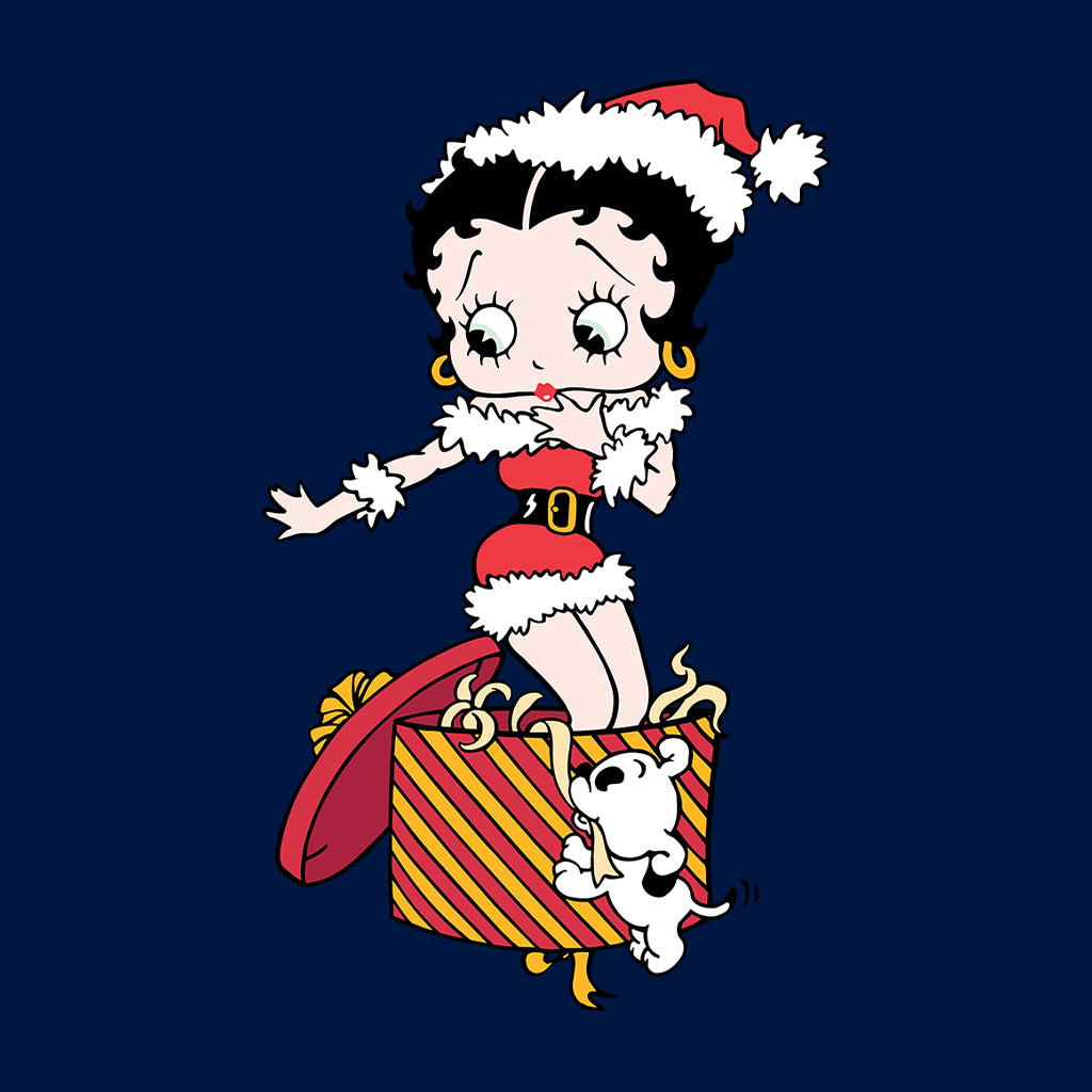 Betty Boop Christmas Packing By Pudgy Kids T-Shirt-Betty Boop Shop